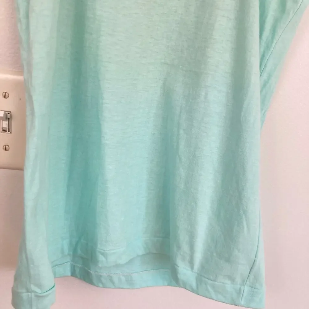 Vintage Y2K Womens S Mint Green Lace Trim Stretch Cami Fairy Coquette Dainty